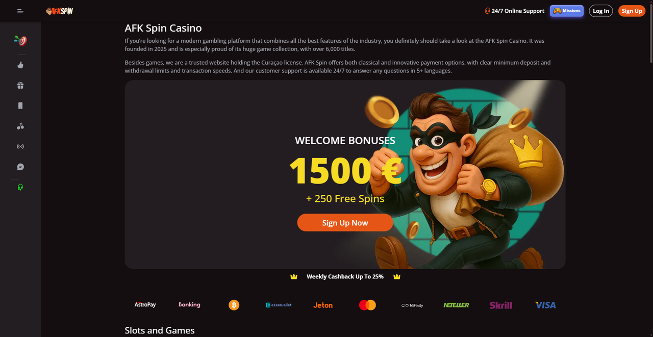 Afkspin Casino - Plateforme de Jeu en Ligne Moderne 2026 Casino